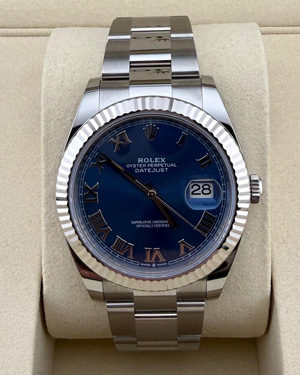 2026 Rolex Datejust 41MM Blue Dial Oyster Bracelet (126334)