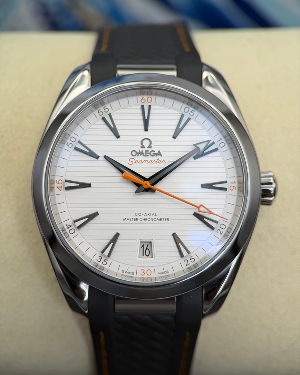 2023 Omega Seamaster Aqua Terra 150M 41MM Silver Dial Rubber Strap (220.12.41.21.02.002)