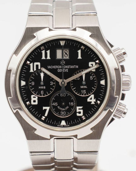 Vacheron Constantin Overseas Chronograph 40MM Black Dial Steel Bracelet (49140)