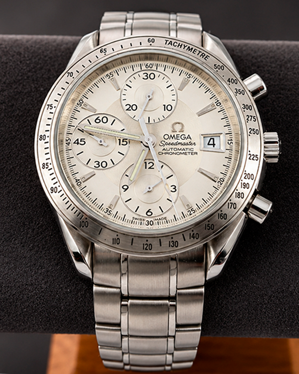No Reserve - Omega Speedmaster Day-Date 40MM Silver Dial Steel Bracelet (3211.30.00)