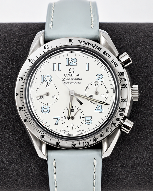 No Reserve - Omega Speedmaster 38MM Mother of Pearl Dial Leather Strap (3802.71.53)