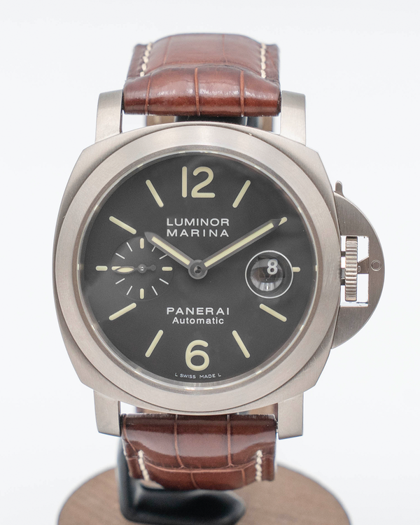 Panerai Luminor Marina 44MM Brown Dial Leather Strap (PAM00240)