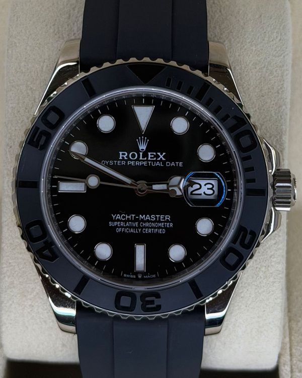 2019 Rolex Yacht-Master 42MM Black Dial Oysterflex Strap (226659)