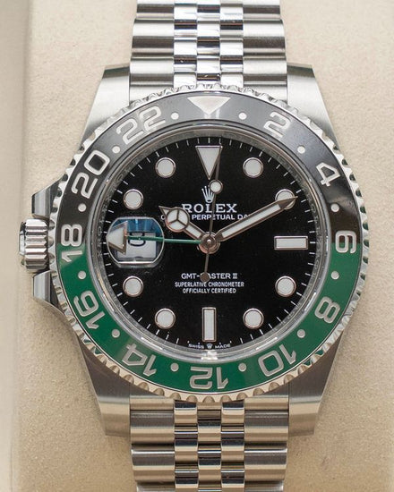 2025 Rolex GMT-Master II "Sprite" 40MM Black Dial Jubilee Bracelet (126720VTNR)