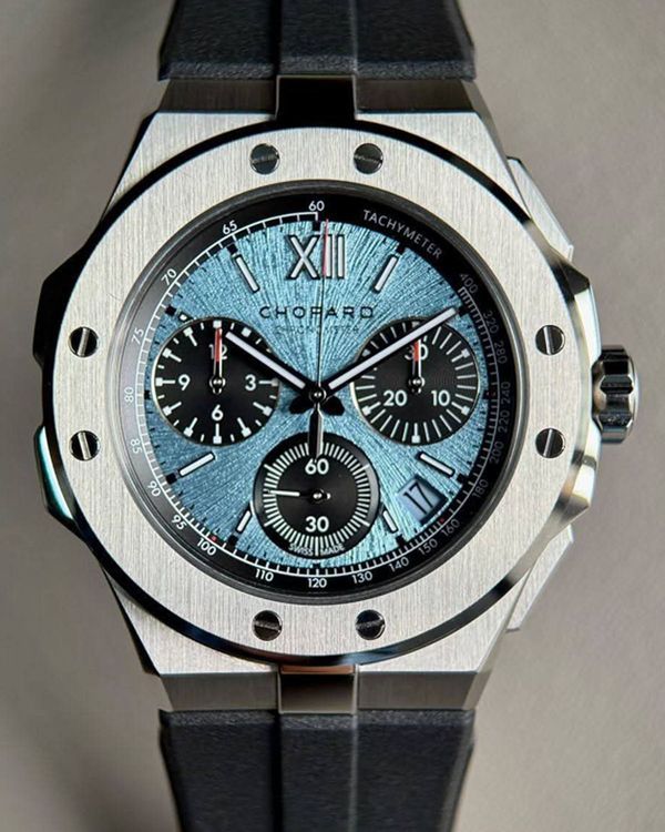 Chopard Alpine Eagle XL Chrono 44MM "Rhône" Blue Dial Rubber Strap (298609-3008)