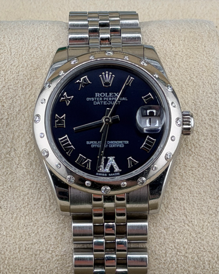 2015 Rolex Datejust 31MM Purple Dial Super Jubilee Bracelet (178344)