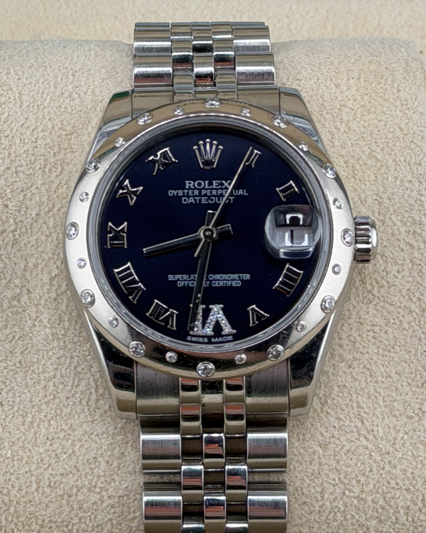 2015 Rolex Datejust 31MM Purple Dial Super Jubilee Bracelet (178344)