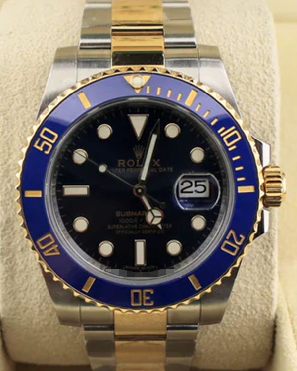 2019 Rolex Submariner Date "Bluesy" 40MM Blue Dial Two-Tone Oyster Bracelet (116613LB)