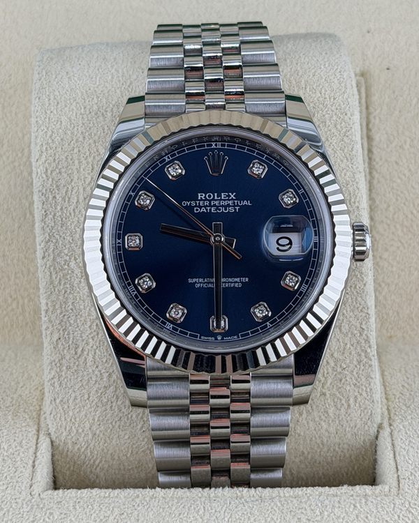 2021 Rolex Datejust 41MM Blue Dial Jubilee Bracelet (126334)