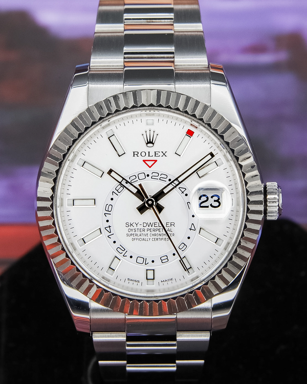 2024 Rolex Sky-Dweller 42MM White Dial Oyster Bracelet (326934)