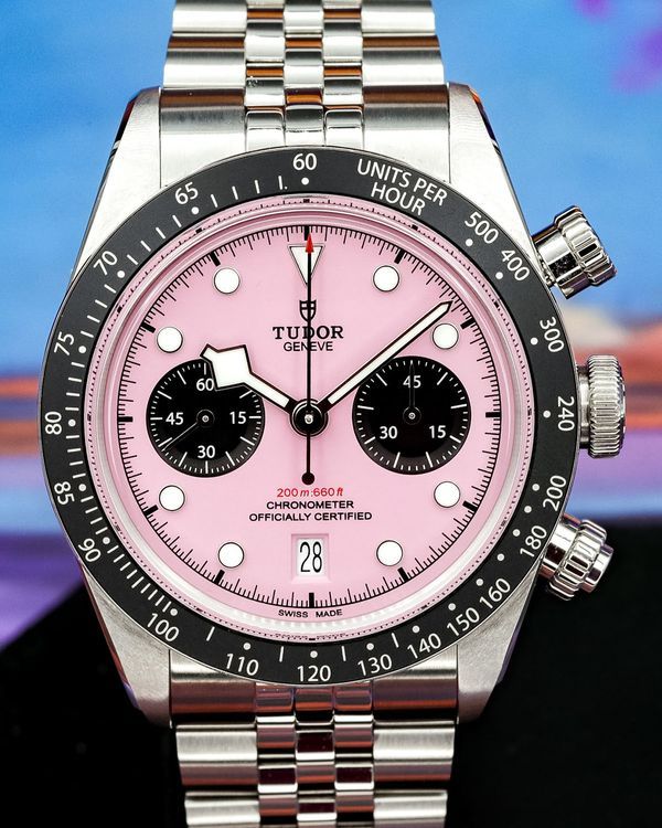 2026 Tudor Black Bay Chrono "Flamingo" 41MM Pink Dial Steel Bracelet (79360N)