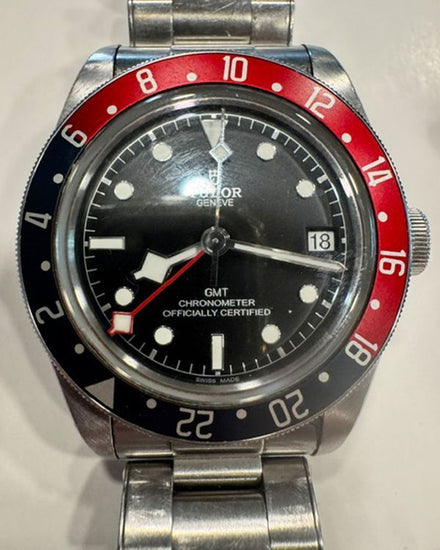 2021 Tudor Black Bay GMT "Pepsi" 41MM Black Dial Steel Bracelet (79830RB)