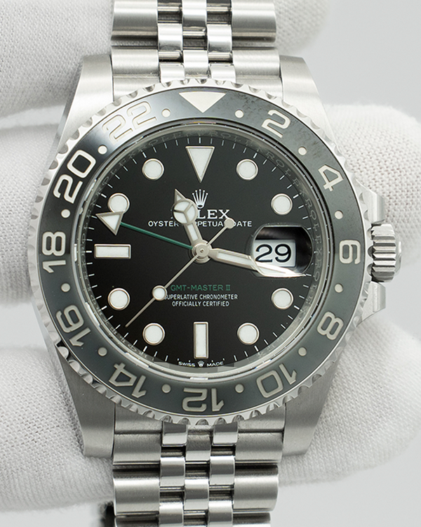2026 Rolex GMT-Master II "Bruce Wayne" 40MM Black Dial Jubilee Bracelet (126710GRNR)