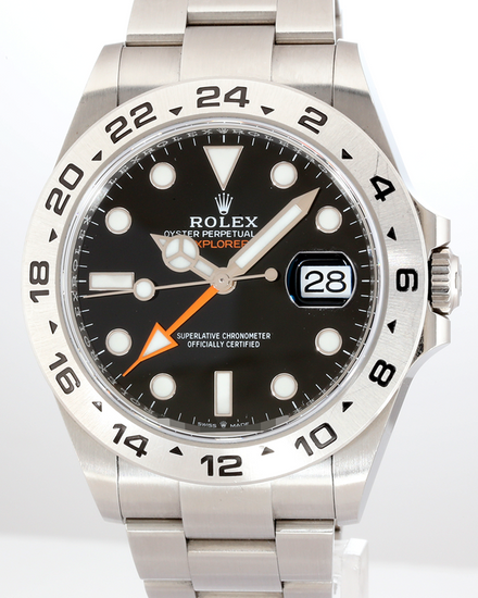 No Reserve - 2025 Rolex Explorer II 42MM Black Dial Oyster Bracelet (226570)