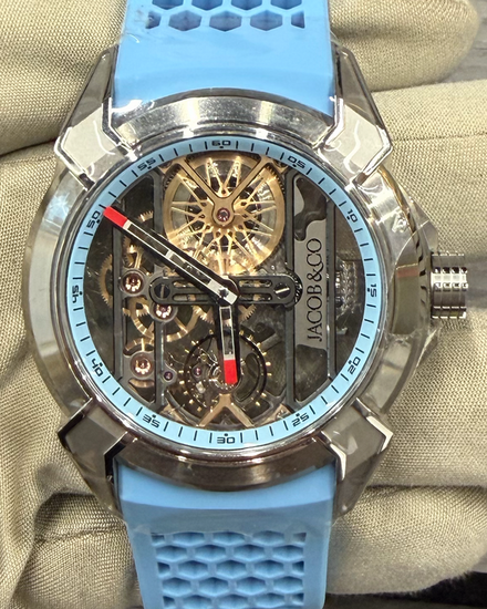 2026 Jacob & Co. Epic X 44MM Skeleton Dial Rubber Strap (EX.110.20.AA.AJ.A)