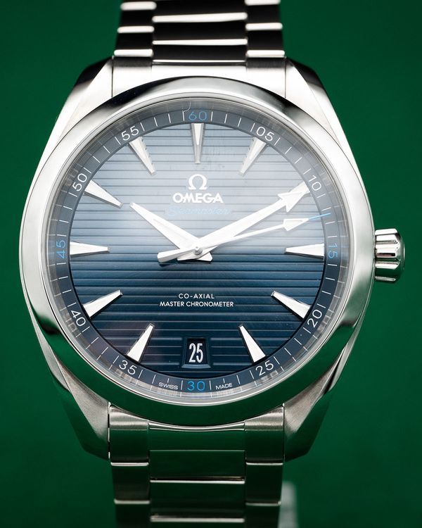 2020 Omega Seamaster Aqua Terra 41mm Blue Dial Steel Bracelet (220.10.41.21.03.001)