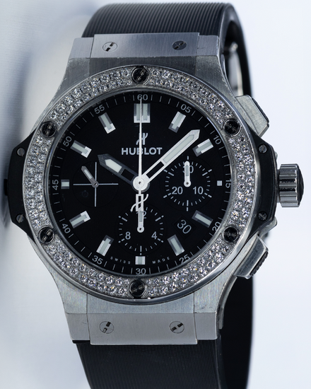 Hublot Big Bang 44MM Black Dial Rubber Strap (301.SX.1170.1104)