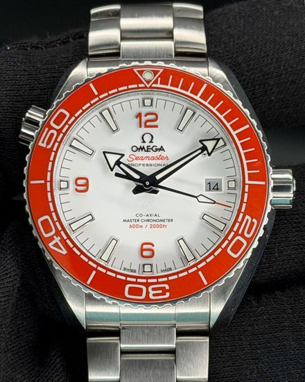2022 Omega Seamaster Planet Ocean 600M 43.5MM White Dial Steel Bracelet (215.30.44.21.04.001)
