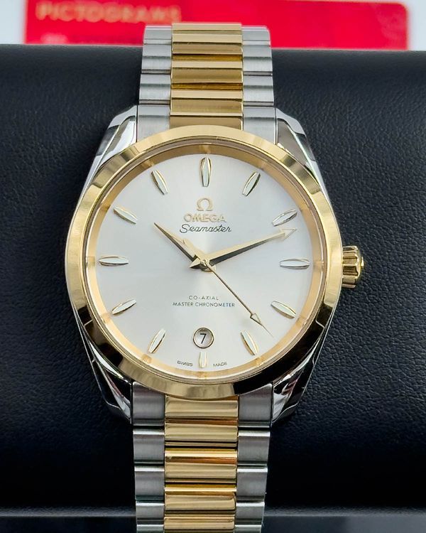 2024 Omega Seamaster Aqua Terra Shades 38MM Silver Dial Two-Tone Bracelet  (220.20.38.20.02.002)