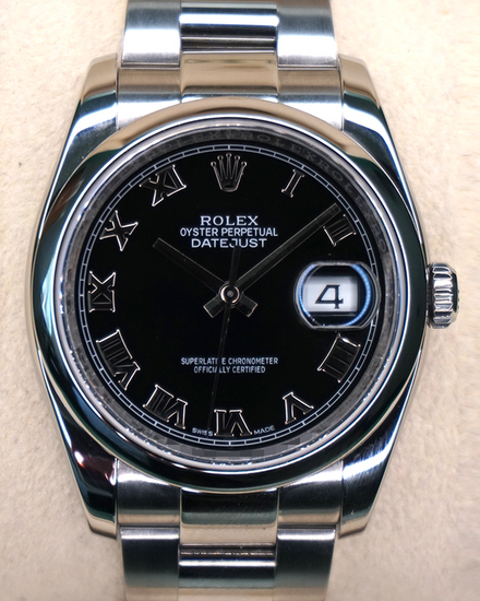 2018 Rolex Datejust 36MM Black Dial Jubilee Bracelet (116200)
