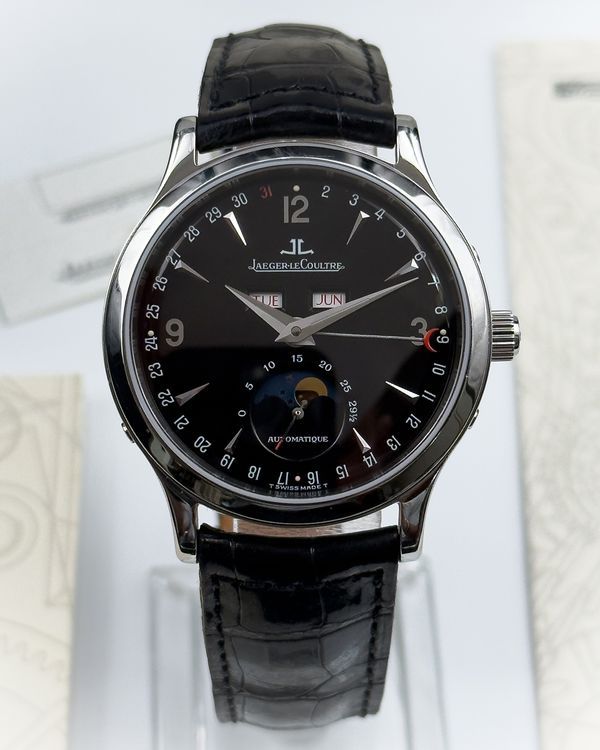 2000 Jaeger-LeCoultre Master Control  37MM Black Dial Leather Strap (140.840.987)