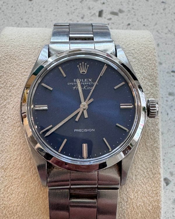 1974 Rolex Air-King 34MM Blue Dial Oyster Bracelet (5500)