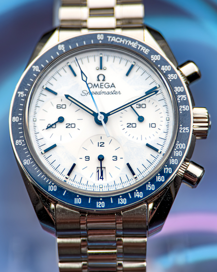 2026 Omega Speedmaster "Milano Cortina 2026" 38MM White Dial Steel Bracelet (522.30.38.50.04.001)