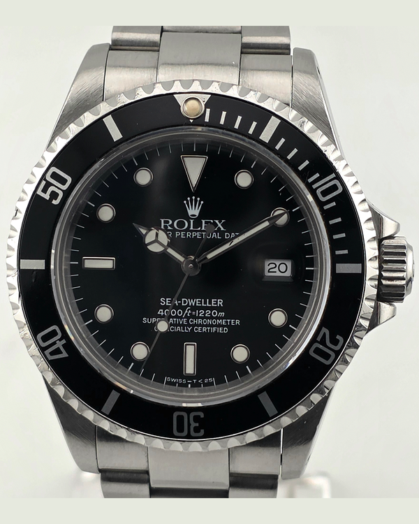 1995 Rolex Sea-Dweller 40mm Black Dial Steel Bracelet (16600)