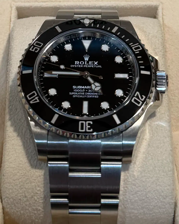 2023 Rolex Submariner No-Date 41MM Black Dial Oyster Bracelet (124060)