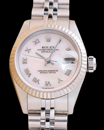 Rolex Lady-Datejust 26MM Mother of Pearl Dial Jubilee Bracelet (69174)