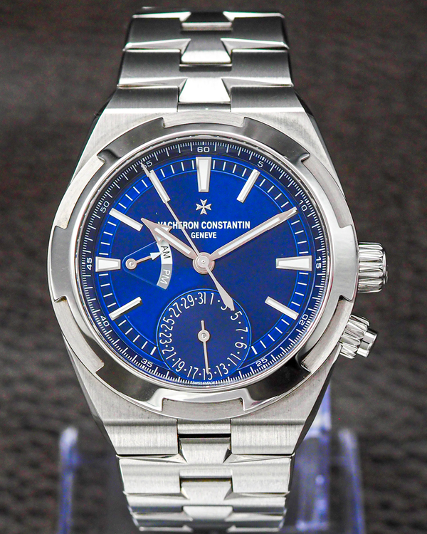 2021 Vacheron Constantin Overseas Dual Time GMT 41MM Blue Dial Steel Bracelet (7900V/110A-B334)