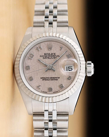 Rolex Lady-Datejust 26MM Grey "Jubilee" Dial Jubilee Bracelet (69174)