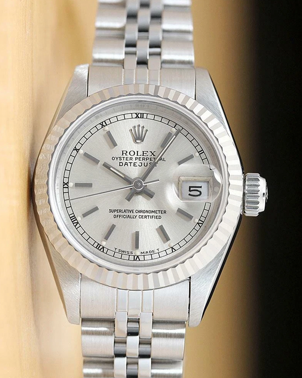 Rolex Lady-Datejust 26MM Silver Dial Jubilee Bracelet (69174)