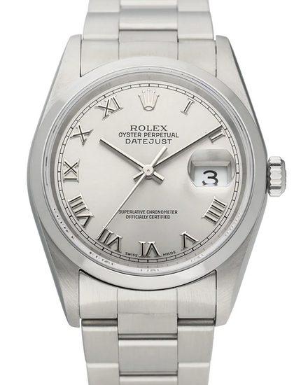 2004 Rolex Datejust 36MM Silver Dial Oyster Bracelet (16200)