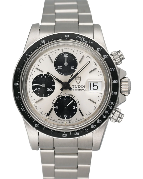 2000 Tudor Prince Oysterdate "Big Block" Chronograph 40MM Silver Dial Steel Bracelet (79160)