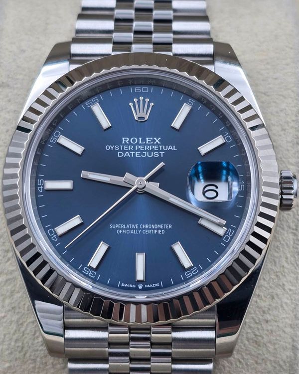 2023 Rolex Datejust 41MM Blue Dial Jubilee Bracelet (126334)