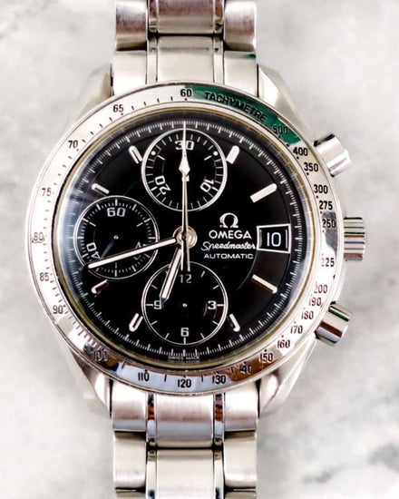 No Reserve - 2021 Omega Speedmaster Date 39MM Black Dial Steel Bracelet (3513.50.00)