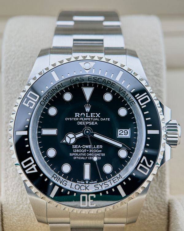 No Reserve - 2023 Rolex Sea-Dweller Deepsea 44MM Black Dial Oyster Bracelet (136660)