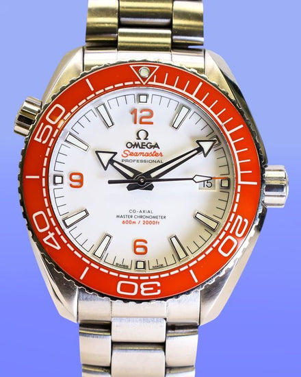 No Reserve - 2023 Omega Seamaster Planet Ocean 600M 43.5MM White Dial Steel Bracelet (215.30.44.21.04.001)