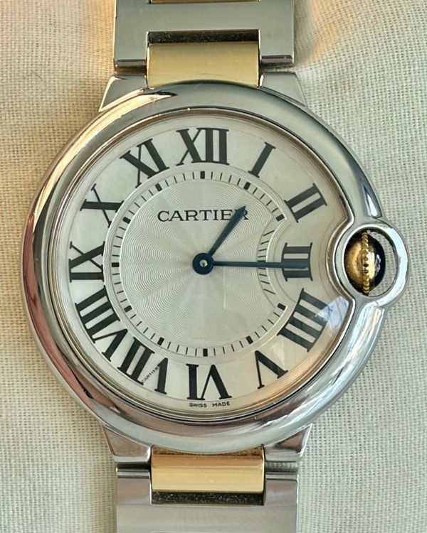 Cartier Ballon Bleu 36MM Quartz Silver Dial Two-Tone Bracelet (3005)