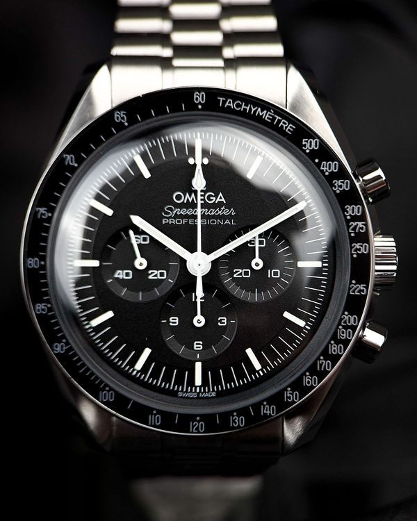 2025 Omega Speedmaster Professional Moonwatch 42MM Black Dial Steel Bracelet (310.30.42.50.01.001)