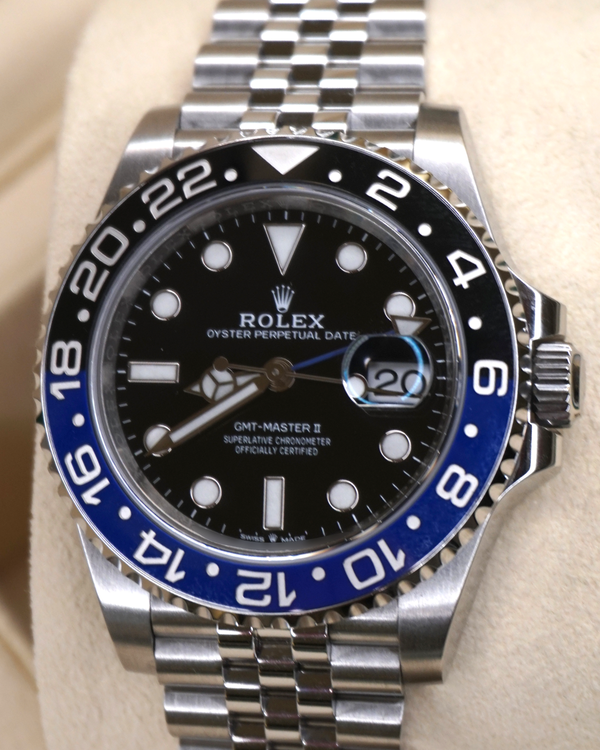 2020 Rolex GMT-Master II "Batgirl" 40MM Black Dial Jubilee Bracelet (126710BLNR)