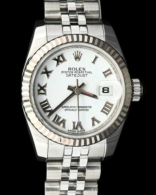 2013 Rolex Lady-Datejust 26MM White Dial Jubilee Bracelet (179174)