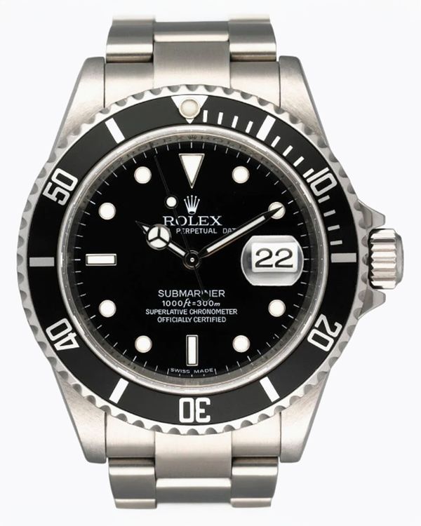 2008 Rolex Submariner Date 40MM Black Dial Oyster Bracelet (16610)