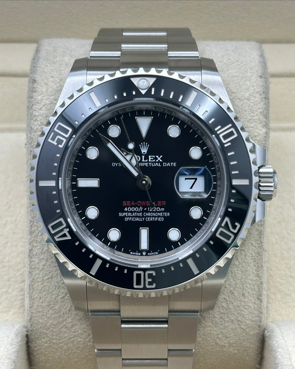 2023 Rolex Sea-Dweller Deepsea 44MM Black Dial Oyster Bracelet (126660)