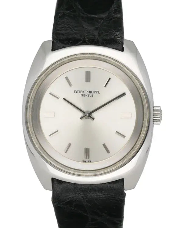 Patek Philippe Calatrava 33MM Silver Dial Leather Strap (3579/1)