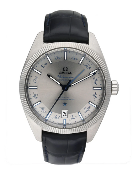 Omega Constellation Globemaster 41MM Grey Dial Leather Strap (130.33.41.22.06.001)