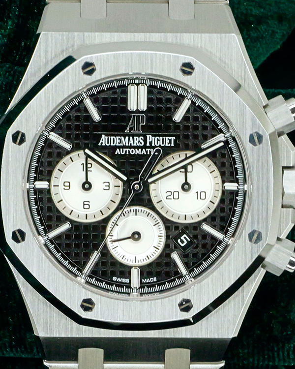 Audemars Piguet Royal Oak Chronograph 41MM Black Dial Steel Bracelet (26331ST.OO.1220ST.02)