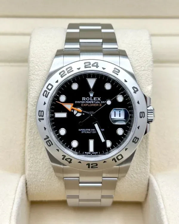 2021 Rolex Explorer II 42MM Black Dial Oyster Bracelet (216570)