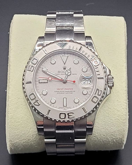 2015 Rolex Yacht-Master 35MM Silver Dial Oyster Bracelet (168622)